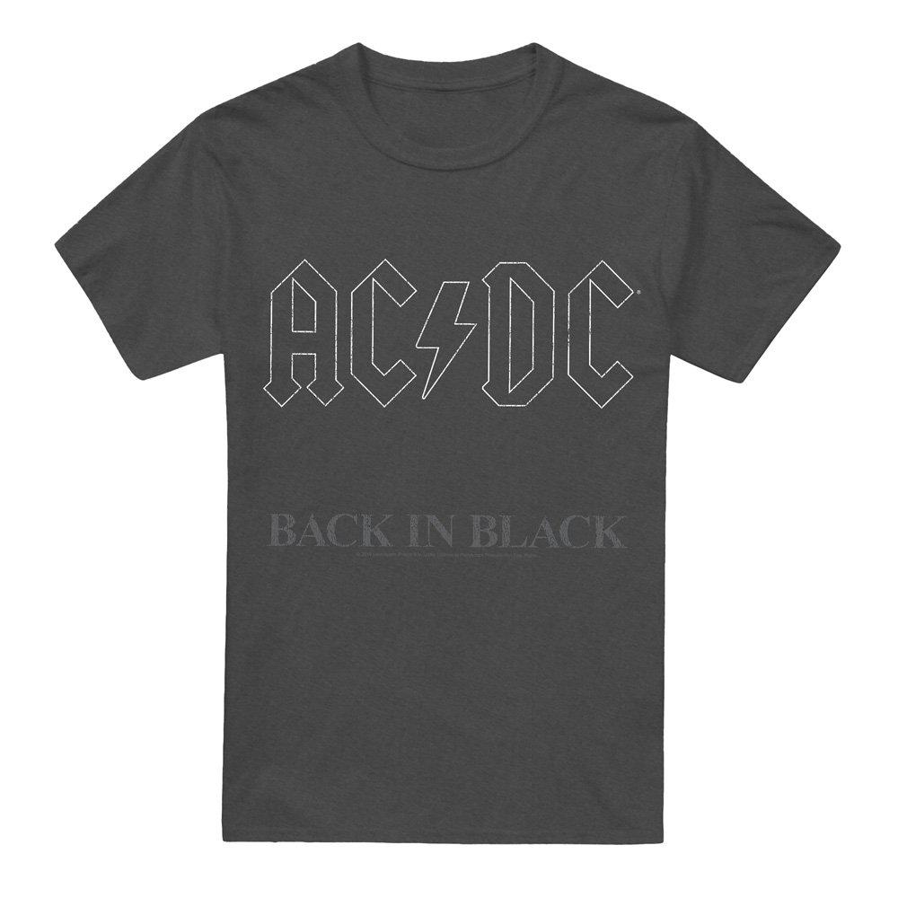 Charcoal - ACDC - AC DC Back In  Charcoal T-Shirt Charcoal - 4
