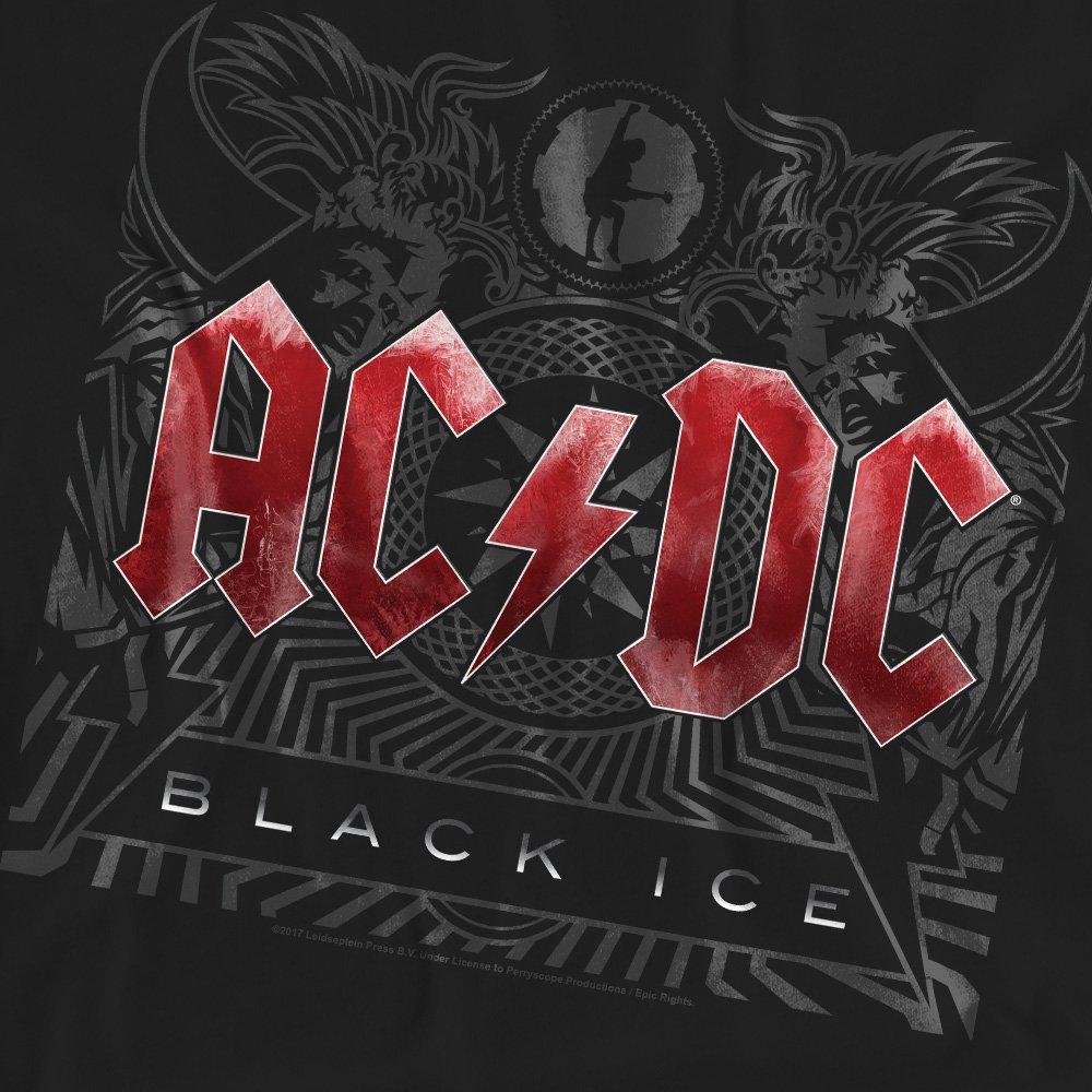 Black - ACDC - AC DC Black Ice Ladies T Shirt Black - 2