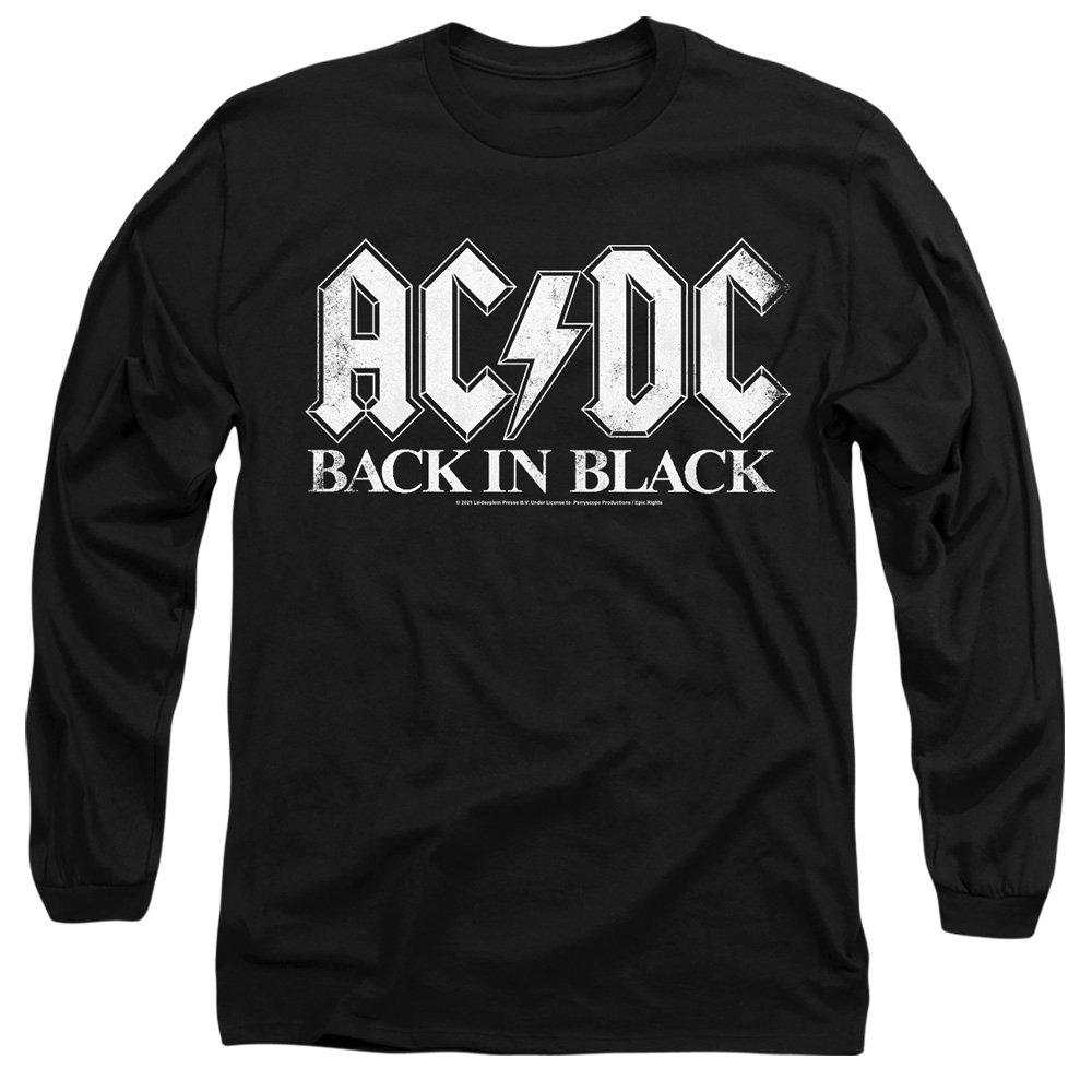 Black - ACDC - ACDC Back in Black Mens Long Sleeve T Shirt Black - 1