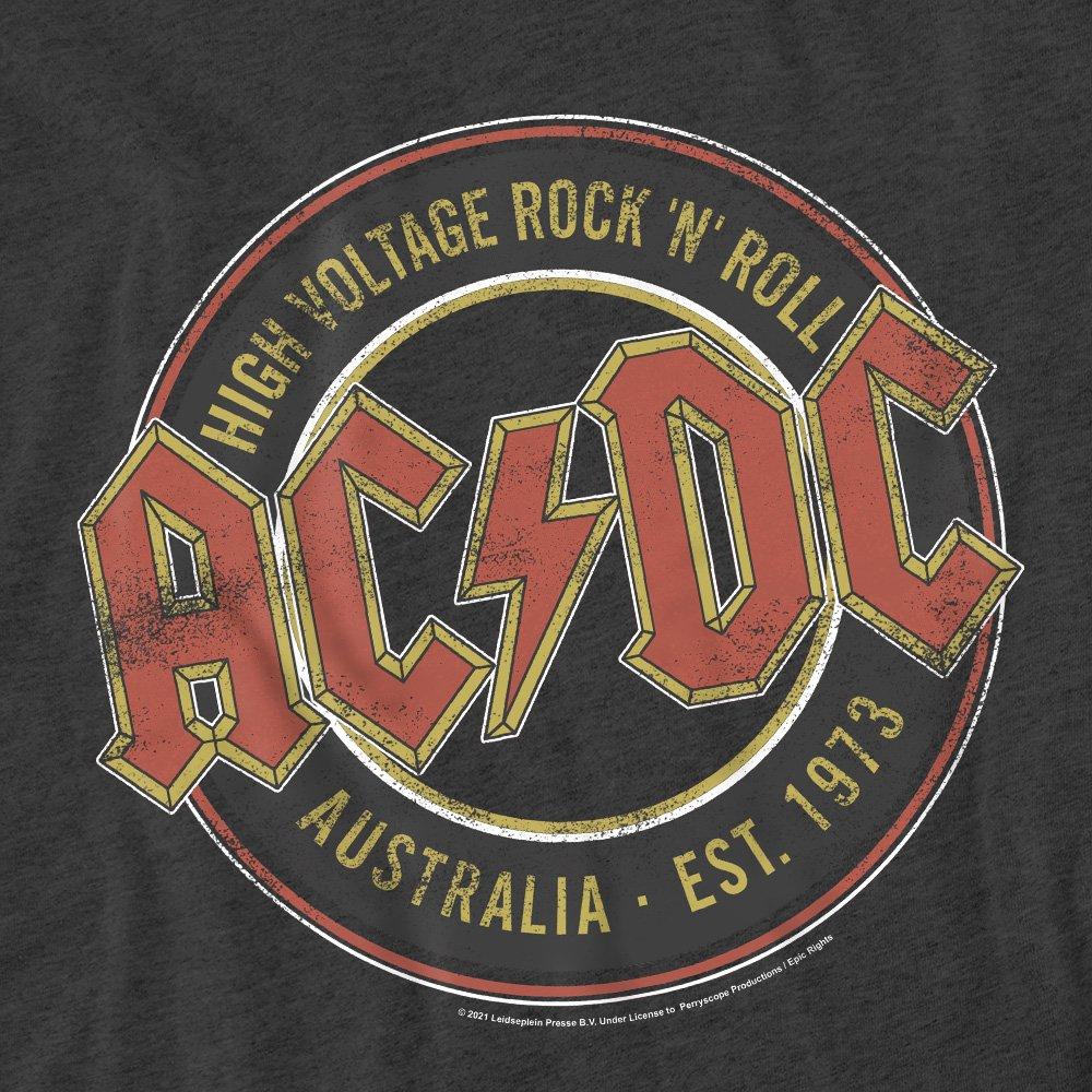 Charcoal - ACDC - AC DC Est. 73 T-Shirt-Charcoal - 2
