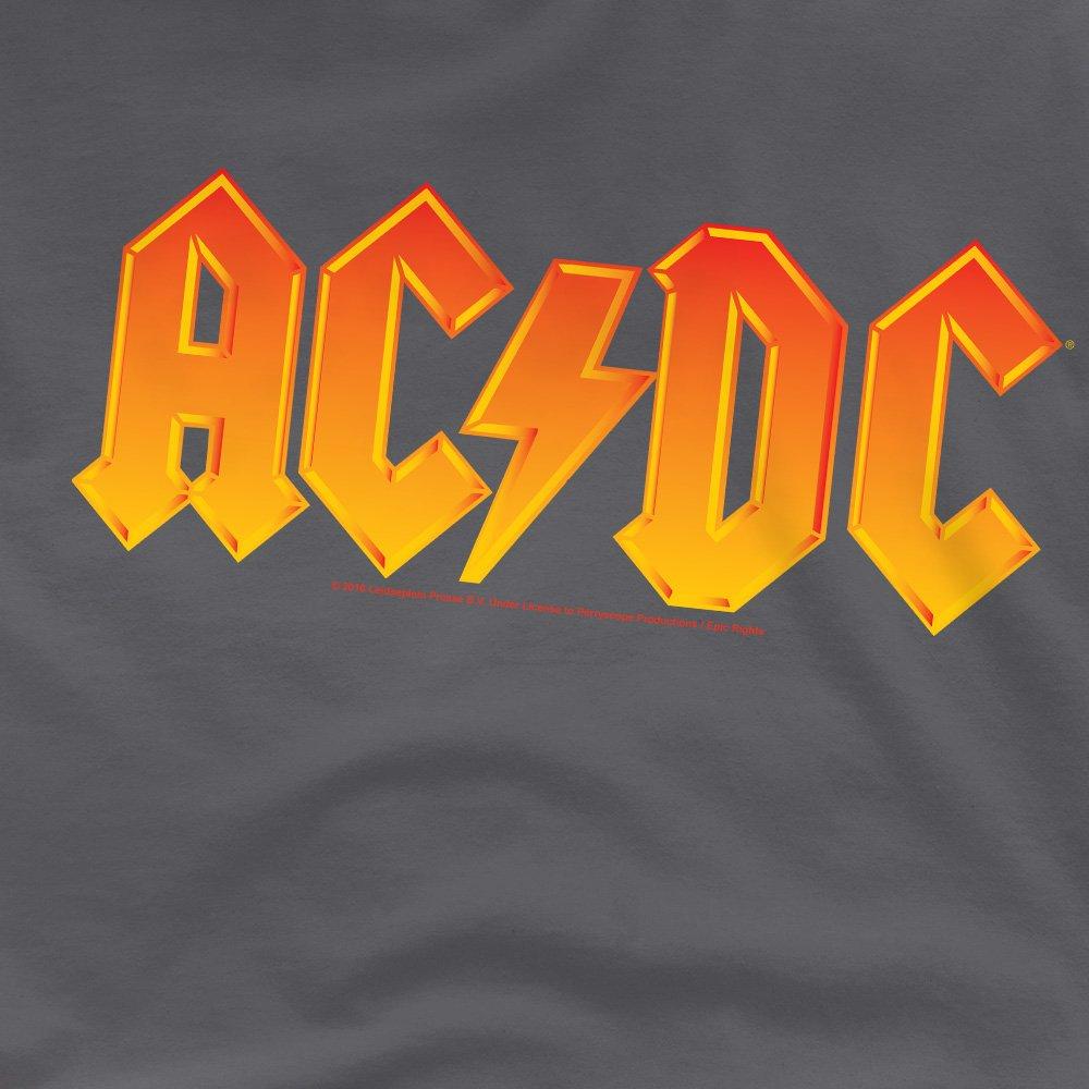 Charcoal - ACDC - AC DC Logo T-Shirt Charcoal - 2