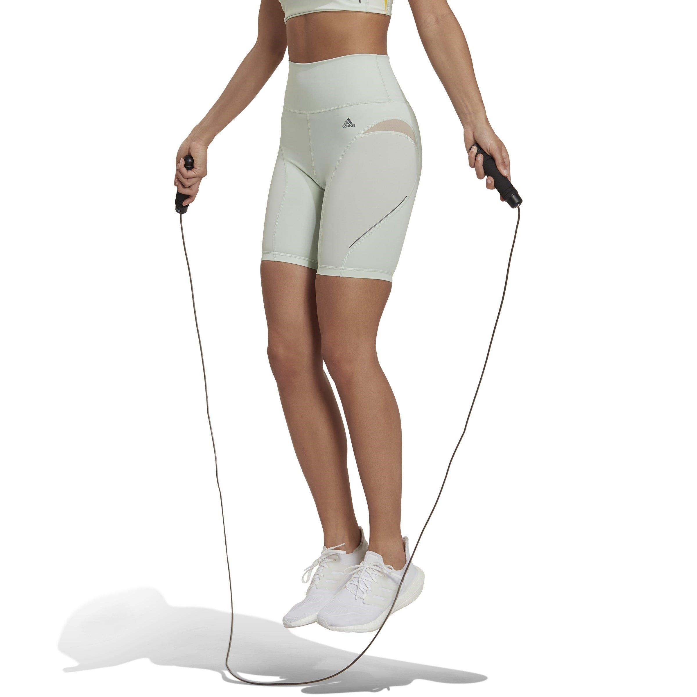 Verde Lino - adidas - Tailored Hiit 45 Seconds Training Short Tights Wom Gym Legging Womens - 2