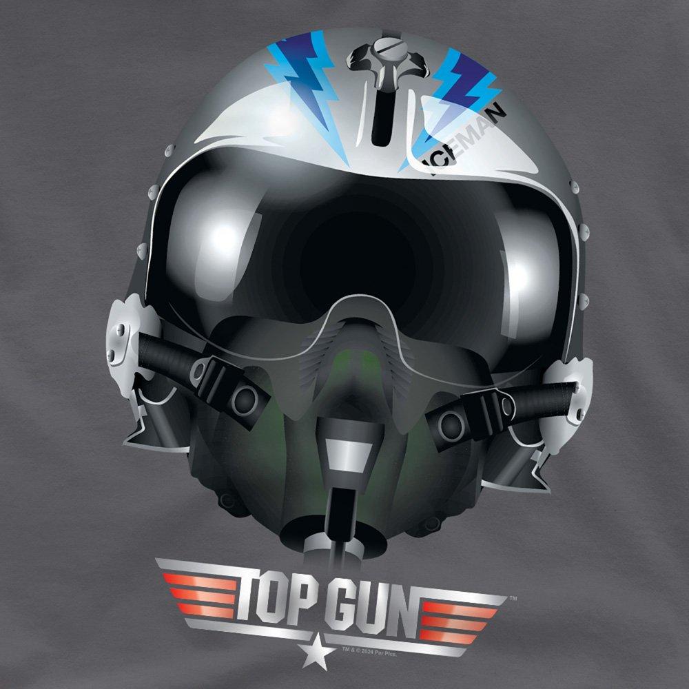 Charcoal - Top Gun - Top Gun Iceman Helmet- Unisex T Shirt Charcoal - 2