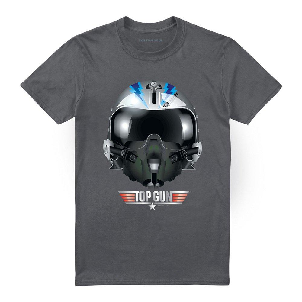 Charcoal - Top Gun - Top Gun Iceman Helmet- Unisex T Shirt Charcoal - 4