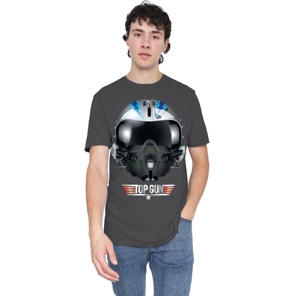 Charcoal - Top Gun - Top Gun Iceman Helmet Adult Heather  Charcoal - 1