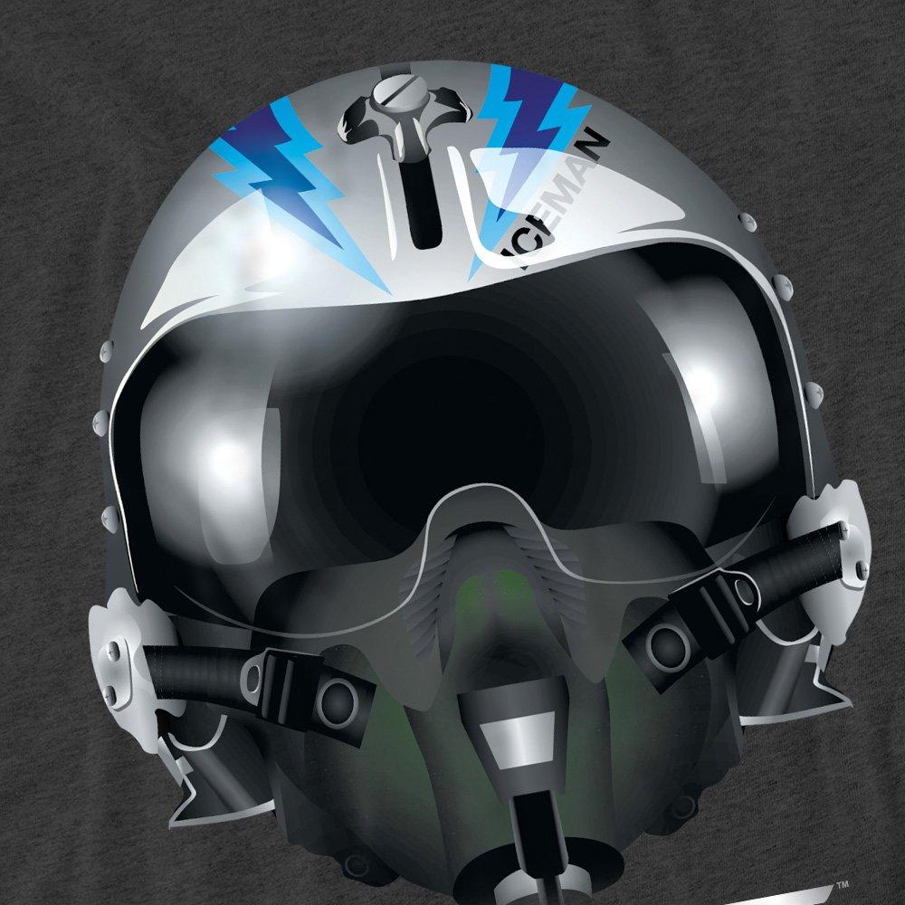 Charcoal - Top Gun - Top Gun Iceman Helmet Adult Heather  Charcoal - 2