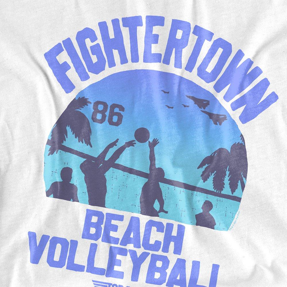 White - Top Gun - Top Gun The Volleyball In Jeans Unisex Adult T Shi - 2
