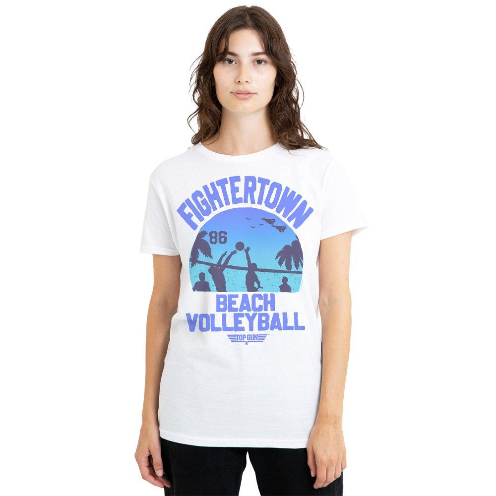 White - Top Gun - Top Gun The Volleyball In Jeans T-Shirt White - 1