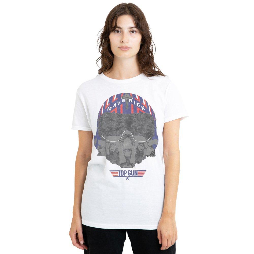 White - Top Gun - Paramount Top Gun Helmet T-Shirt White - 1