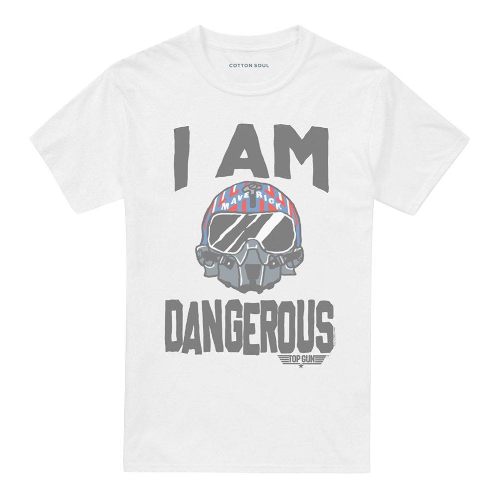 White - Top Gun - Top Gun The I Am Dangerous Unisex Adult T Shirt W - 4