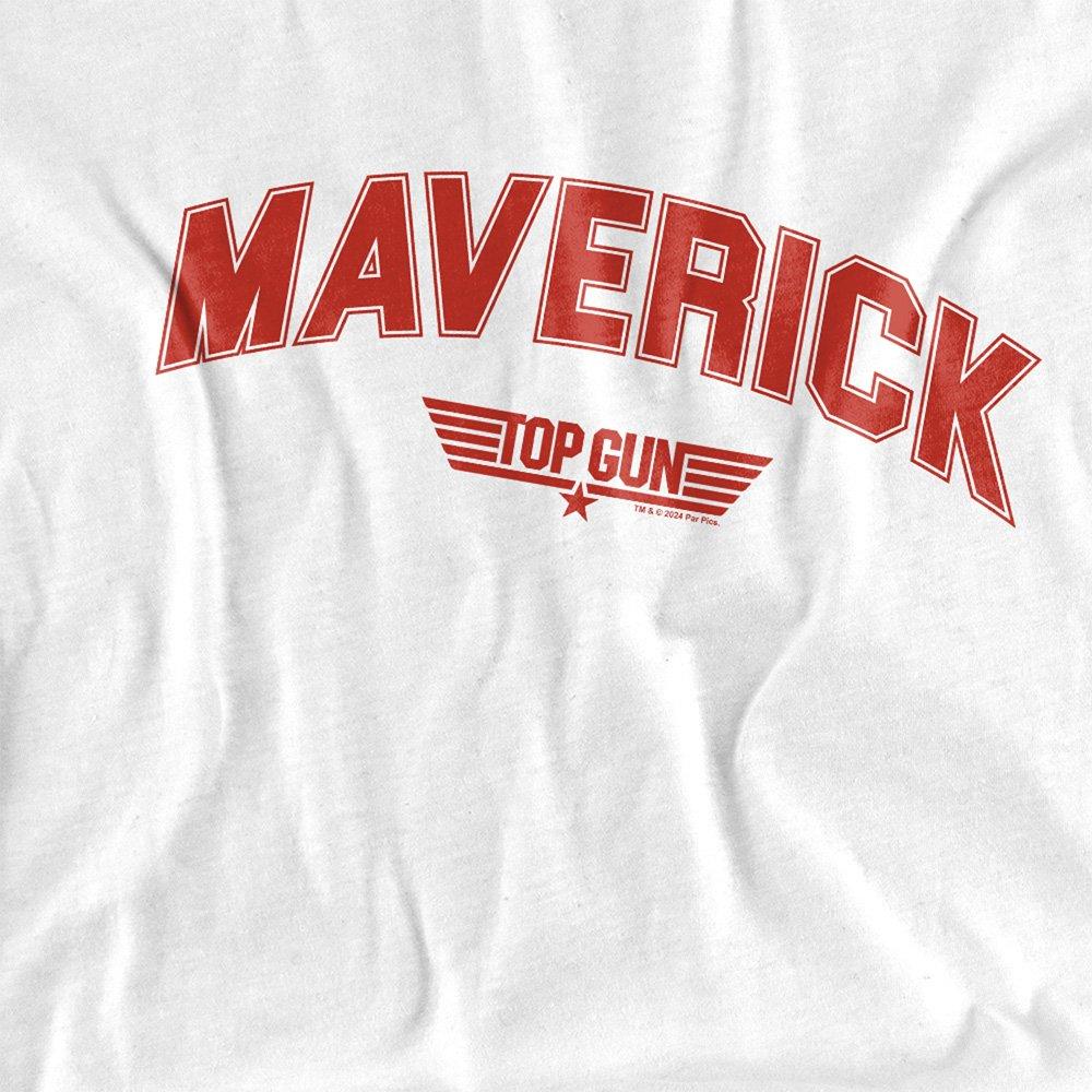 White - Top Gun - Top Gun Maverick Varsity Unisex Adult T Shirt Whi - 2