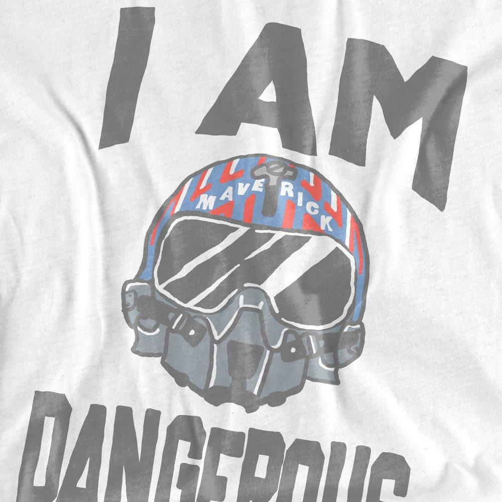 White - Top Gun - Top Gun The I Am Dangerous T-Shirt White - 2