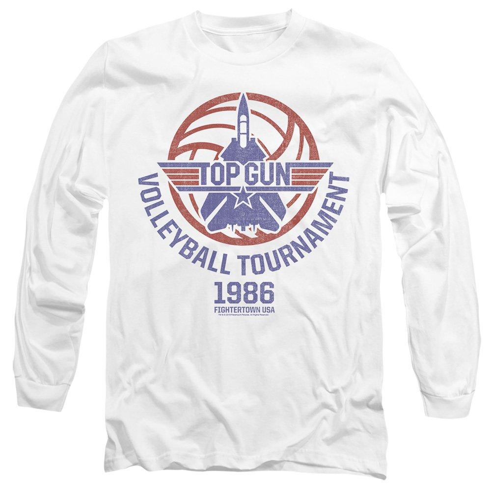 White - Top Gun - Top Gun Volleyball Tournament Long Sleeve T-Shirt - 1