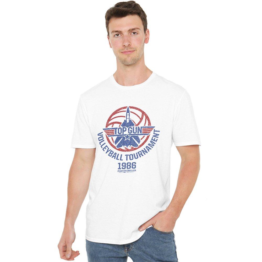 White - Top Gun - Top Gun Volleyball Tournament T Shirt White - 1