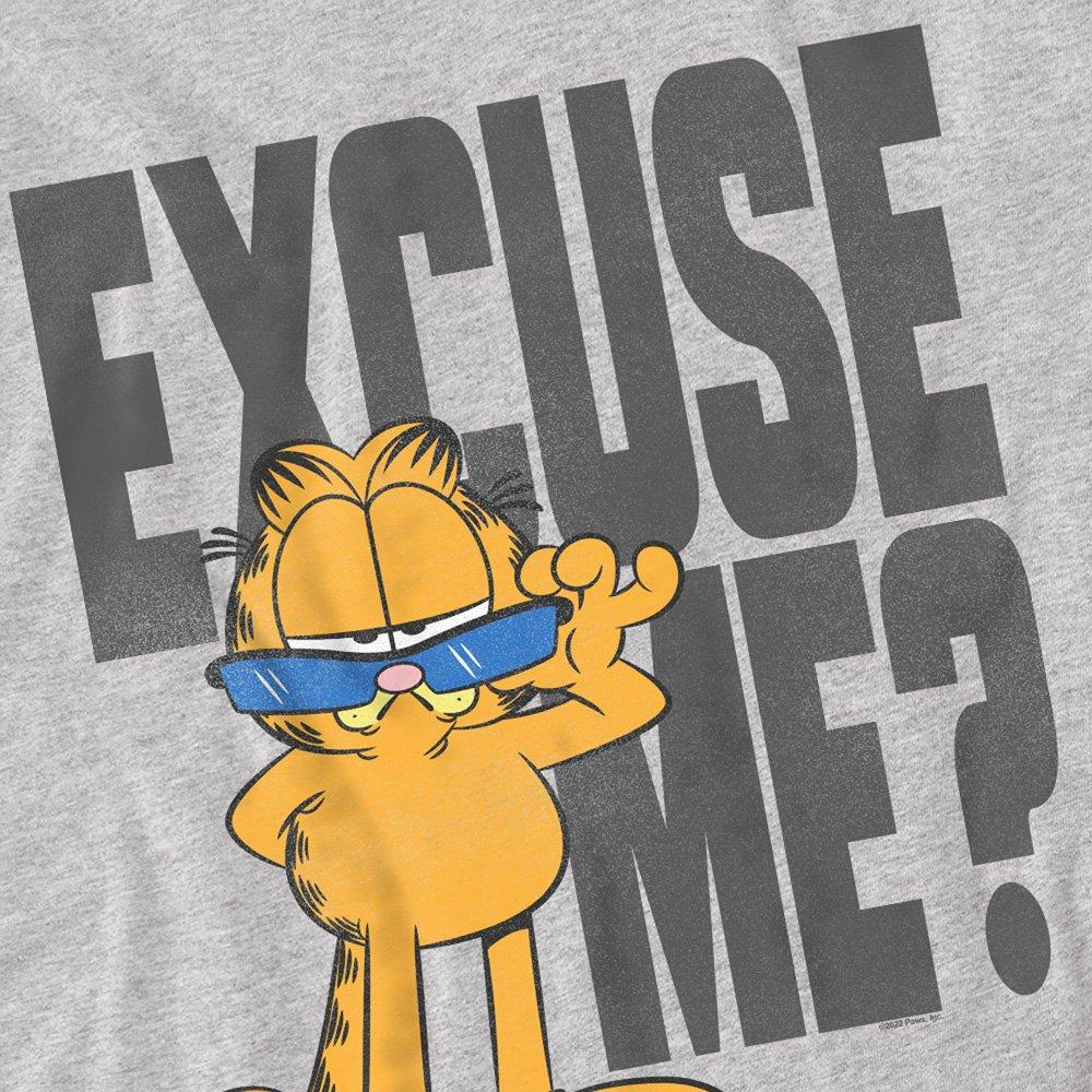 Grey - Garfield - Garfield Excuse Me? Unisex T Shirt Athletic Heath - 2