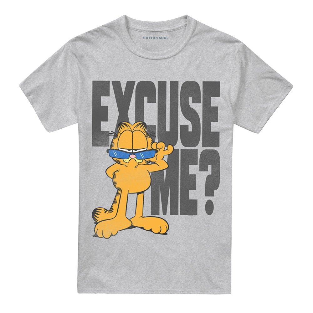 Grey - Garfield - Garfield Excuse Me? Unisex T Shirt Athletic Heath - 4