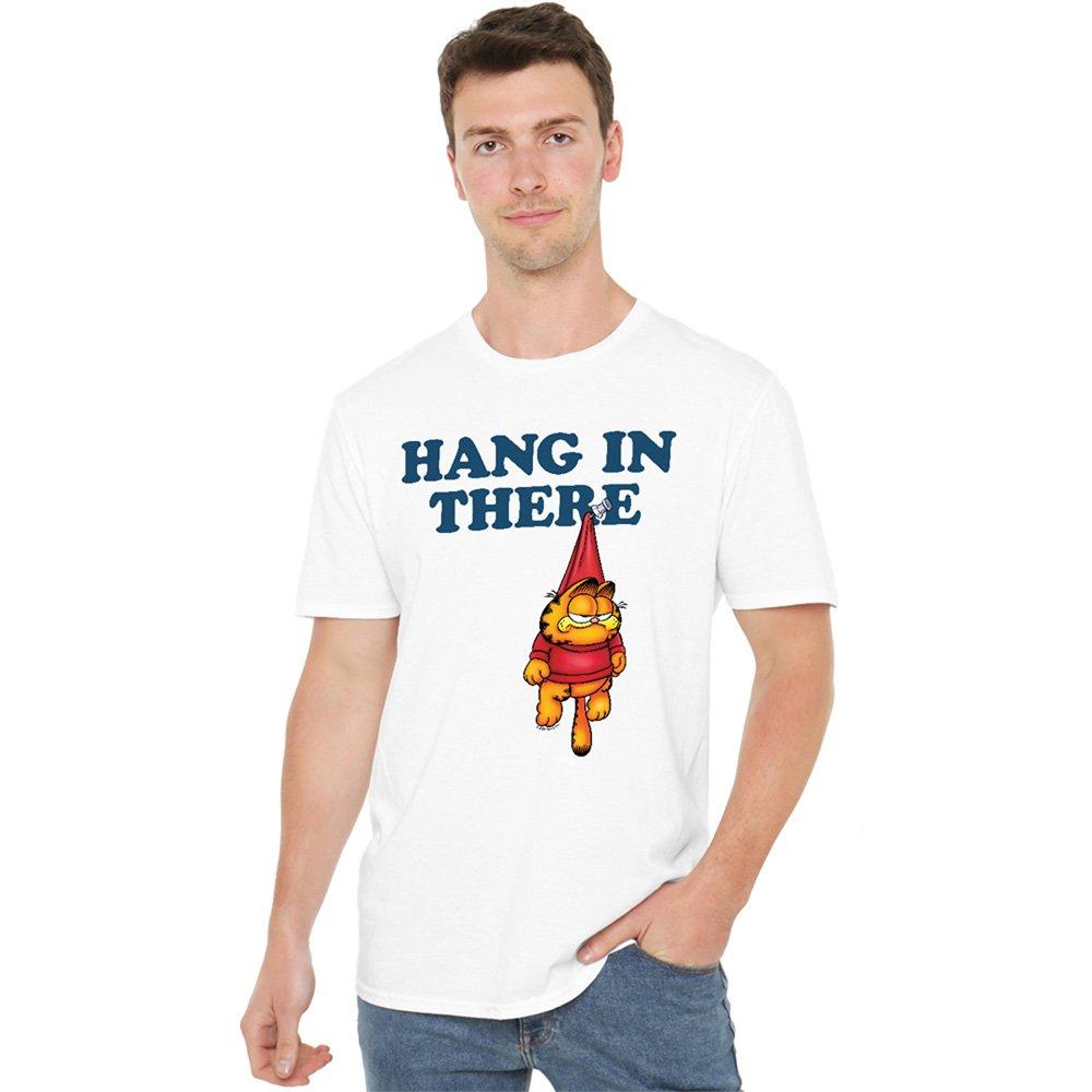 White - Garfield - Garfield Hang In There Unisex T Shirt White - 1