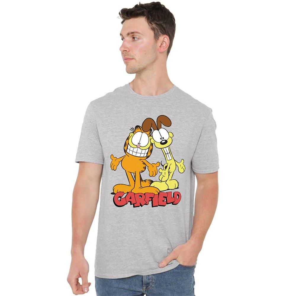 Grey - Garfield - Garfield And Odie Best Friends T Shirt Athletic H - 1