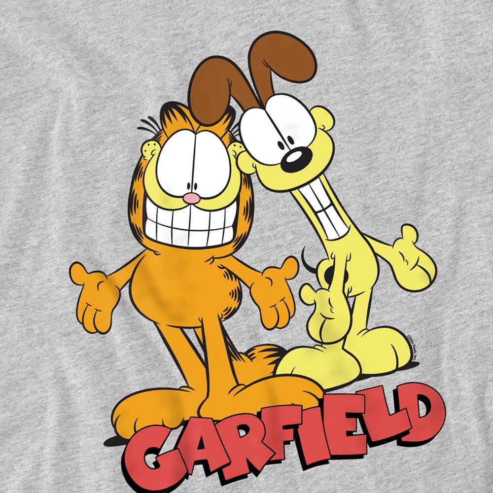 Grey - Garfield - Garfield And Odie Best Friends T Shirt Athletic H - 2