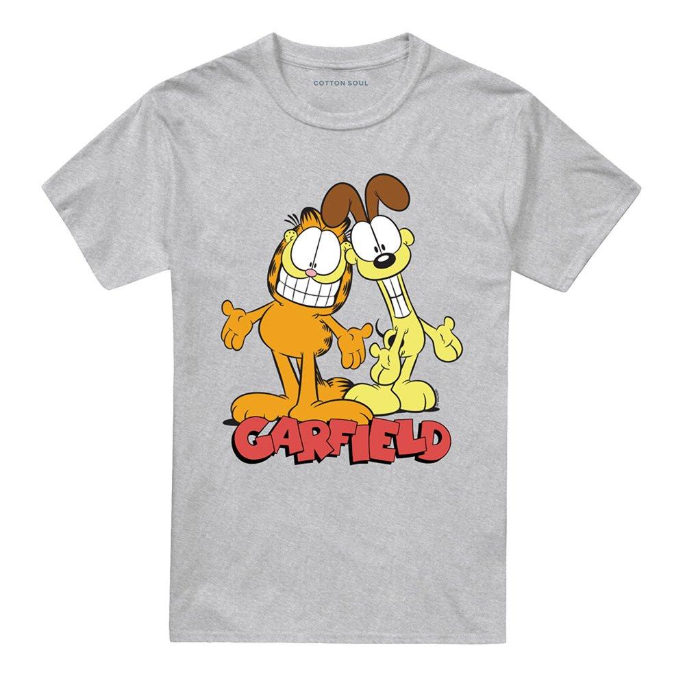 Grey - Garfield - Garfield And Odie Best Friends T Shirt Athletic H - 4
