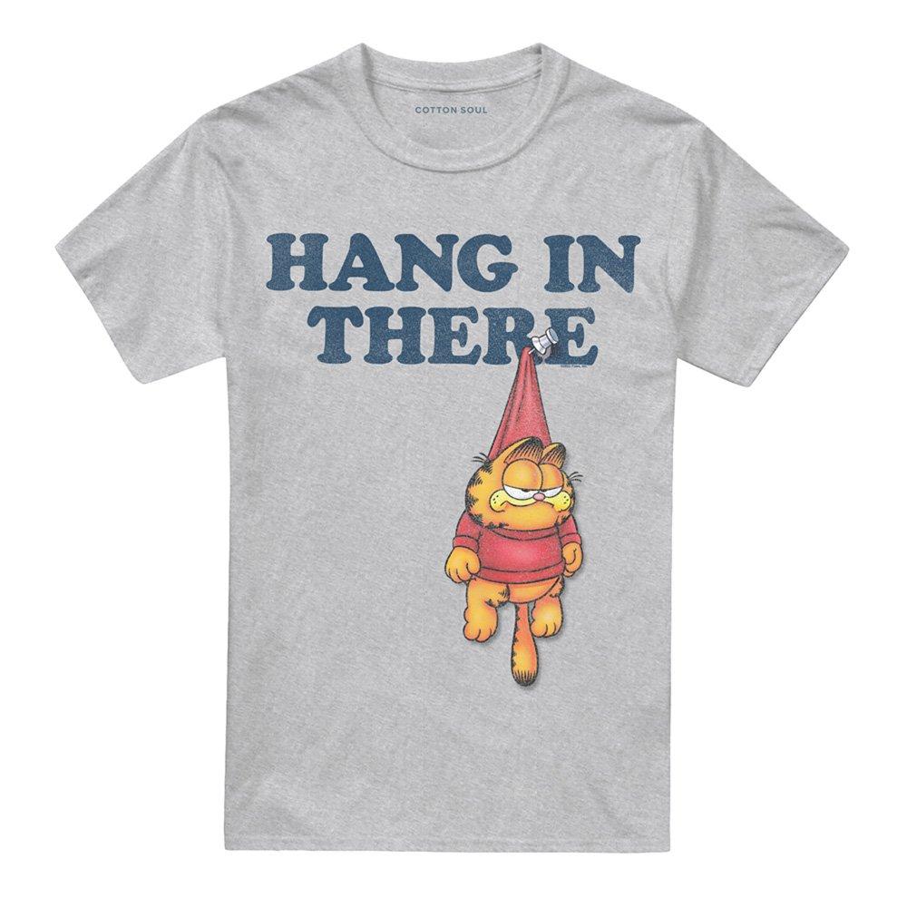 Light Grey - Garfield - Garfield Hang In There Unisex T Shirt Athletic He - 4