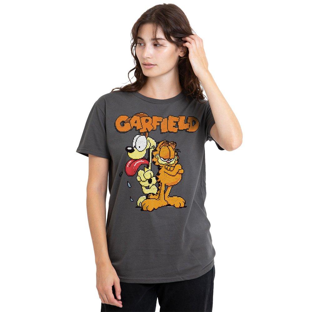 Garfield Women's The Game T Shirt Charcoa - Charcoal - M
