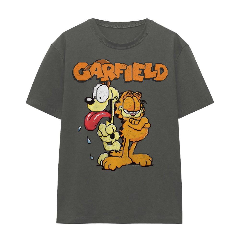 Charcoal - Garfield - Garfield Garfield The Game Ladies T Shirt Charcoa - 4
