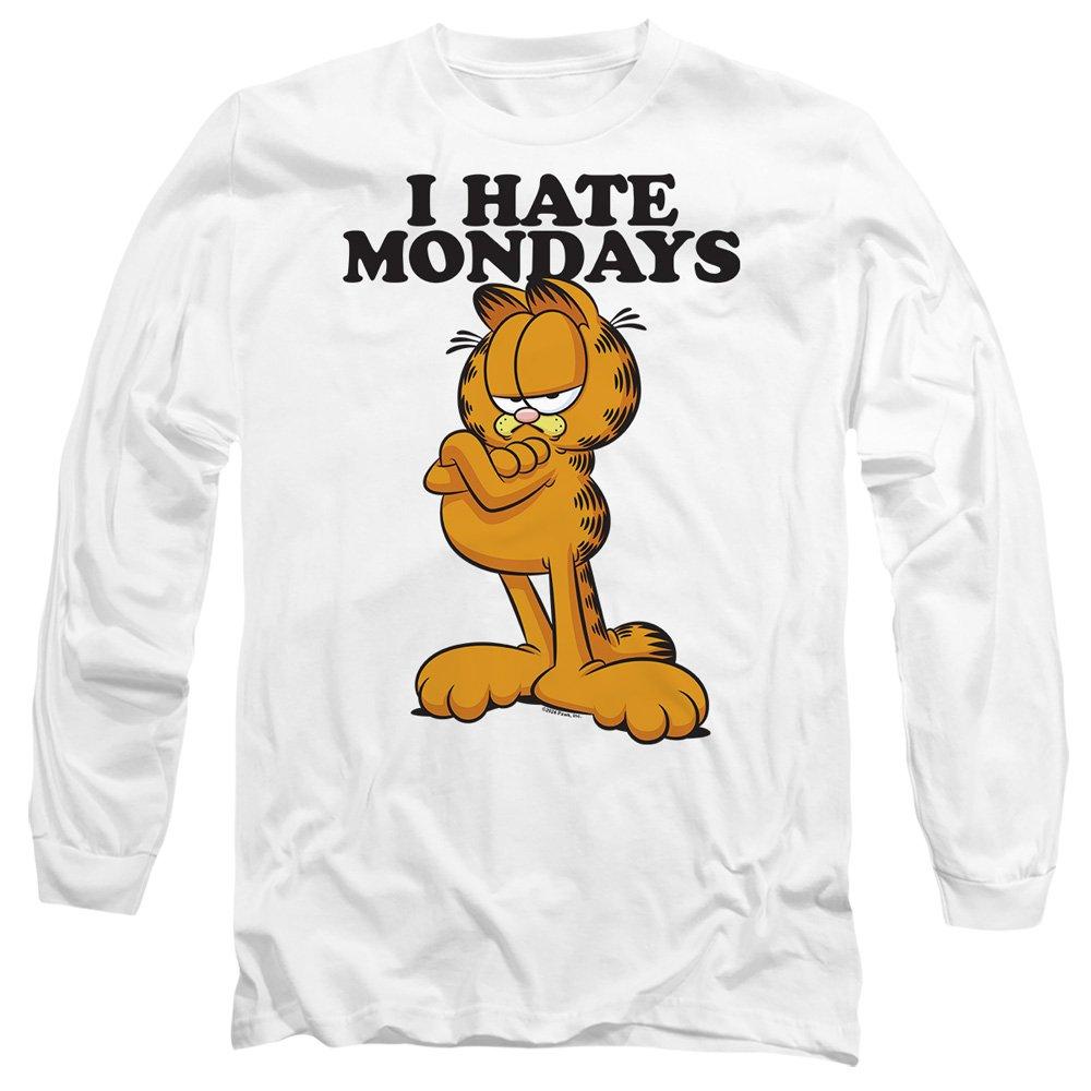 Garfield Garfield I Hate Mondays Unisex Adult Longsleeve T