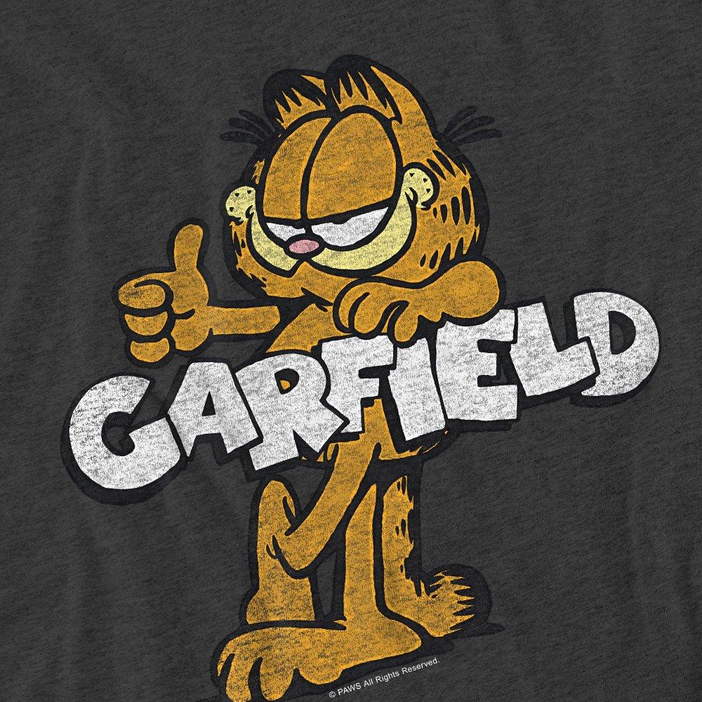 Charcoal - Garfield - Garfield Retro Garf T-Shirt  Charcoal - 2