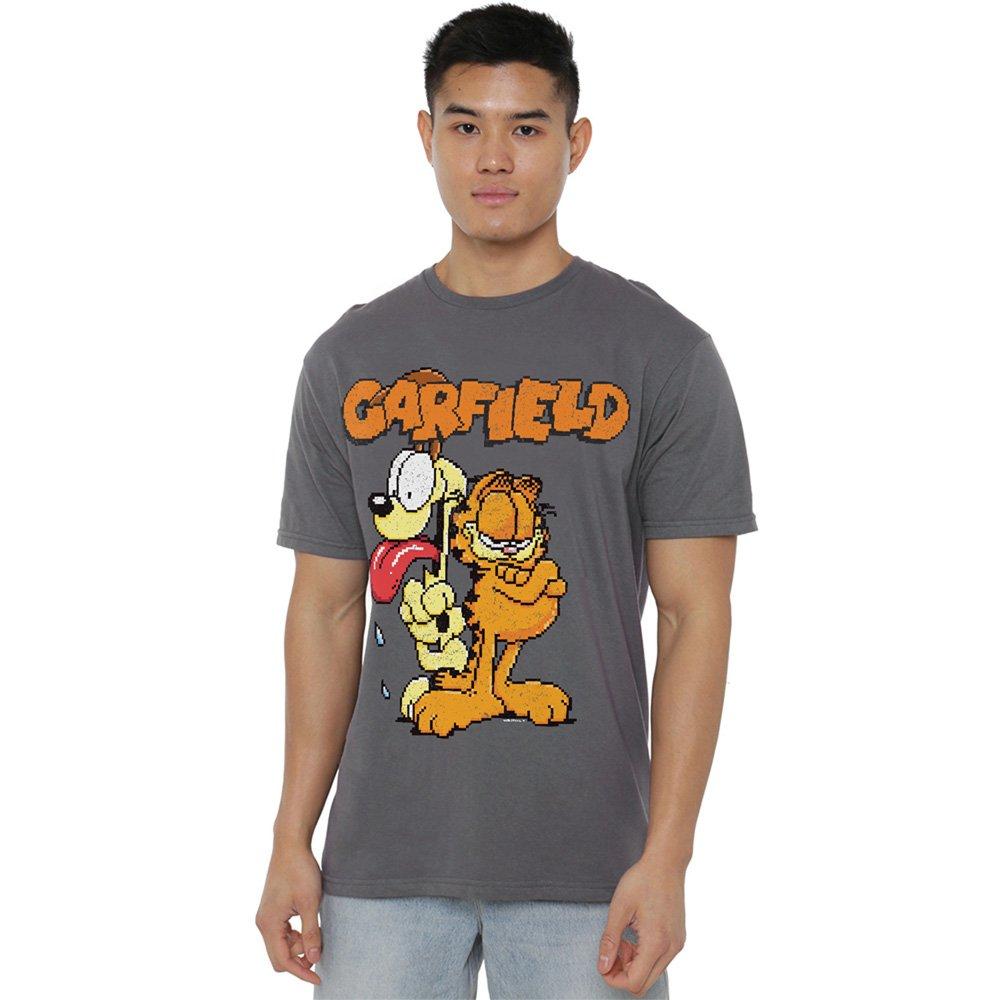 Charcoal - Garfield - Garfield Garfield The Game T-Shirt Charcoal - 1