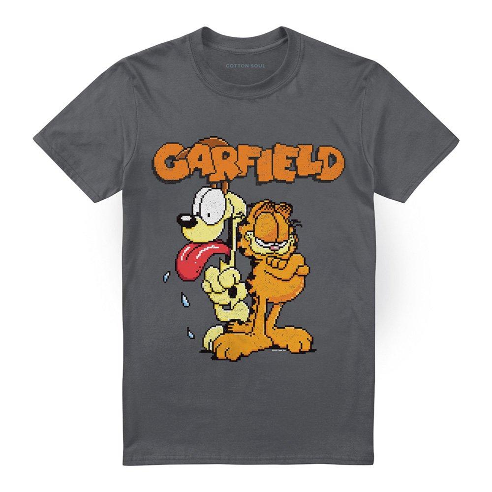 Charcoal - Garfield - Garfield Garfield The Game T-Shirt Charcoal - 4