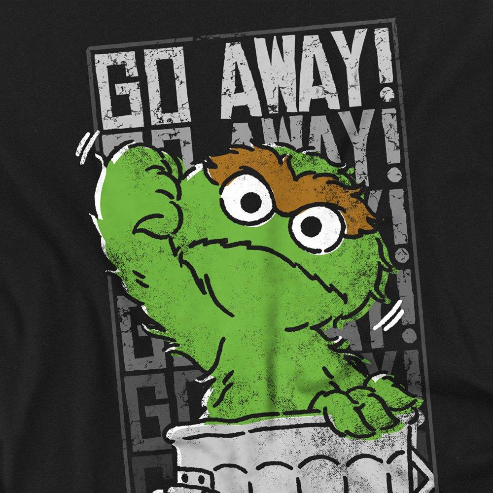Black - Sesame Street - Sesame Street Go Away T Shirt Black - 2