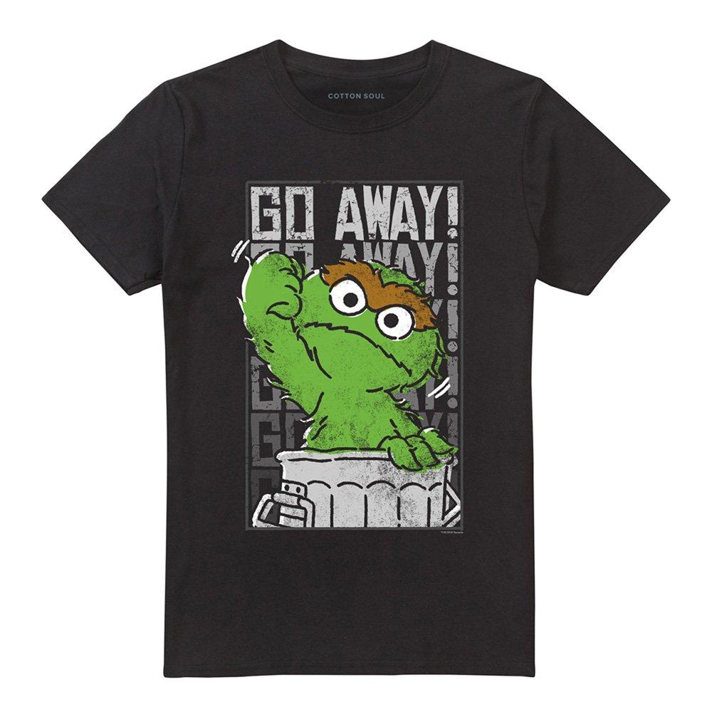 Black - Sesame Street - Sesame Street Go Away T Shirt Black - 4