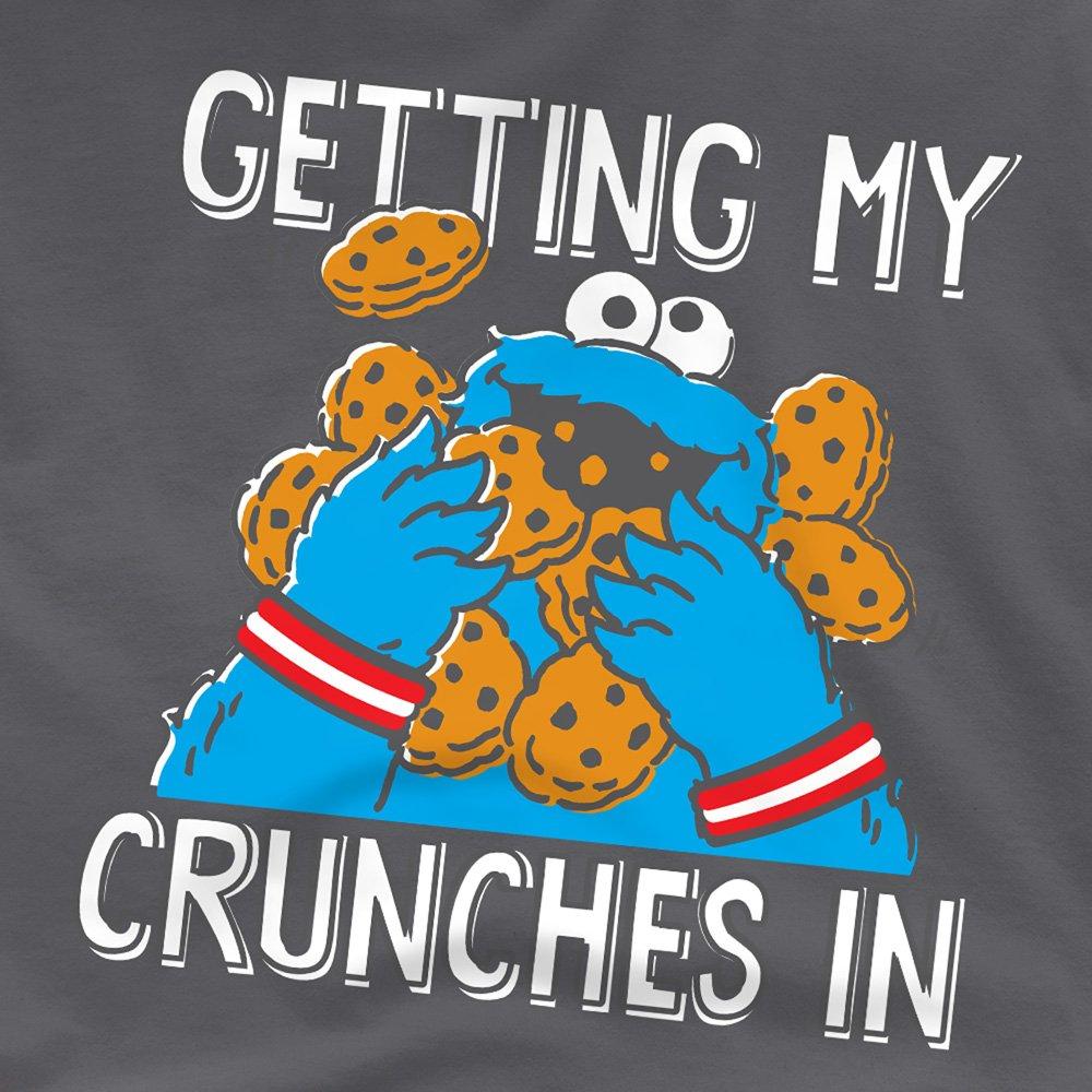 Charcoal - Sesame Street - Sesame Street Cookie Monster My Crunches T Shirt - 2