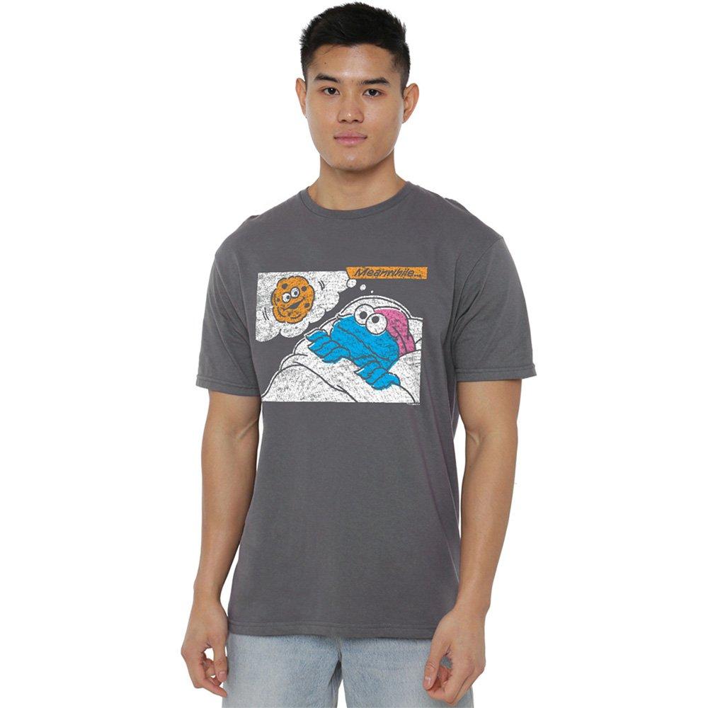 Charcoal - Sesame Street - Sesame Street Meanwhile T Shirt Charcoal - 1