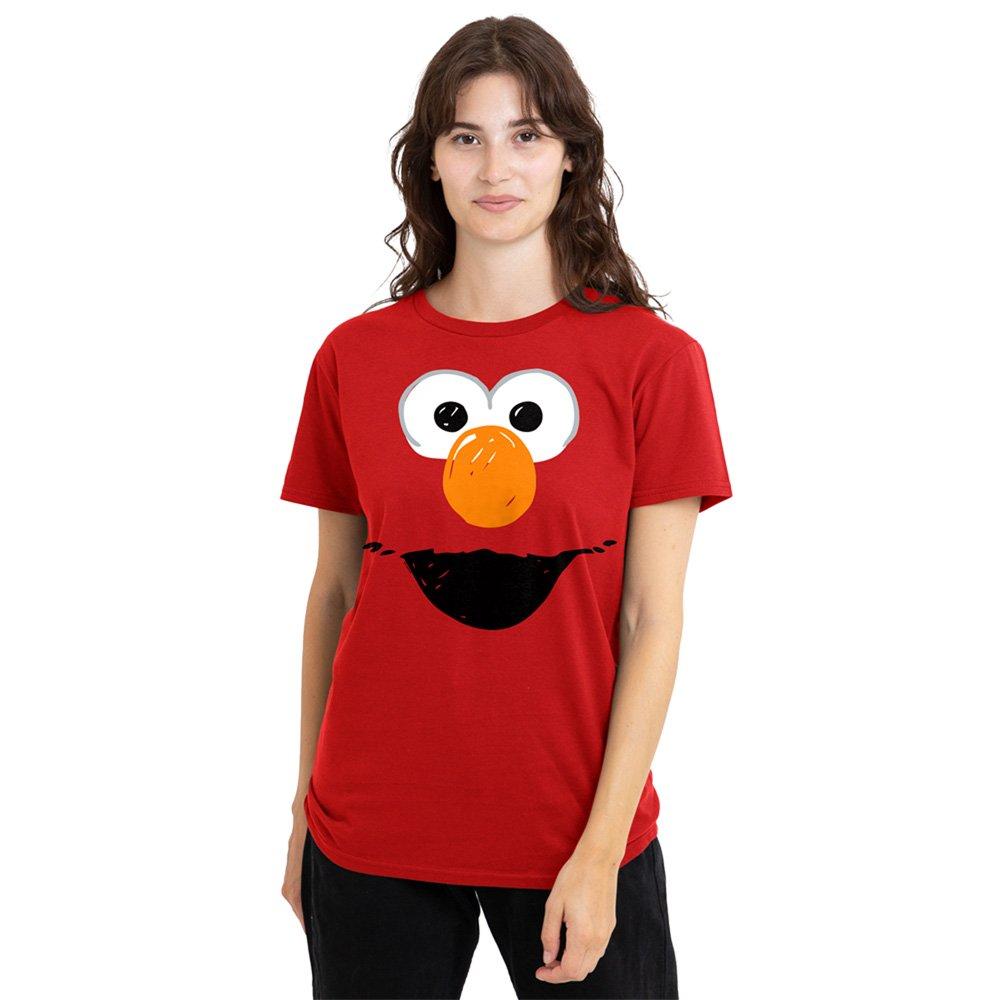 Red - Sesame Street - Sesame Street Elmo Crayon Sketch T-Shirt Red - 1