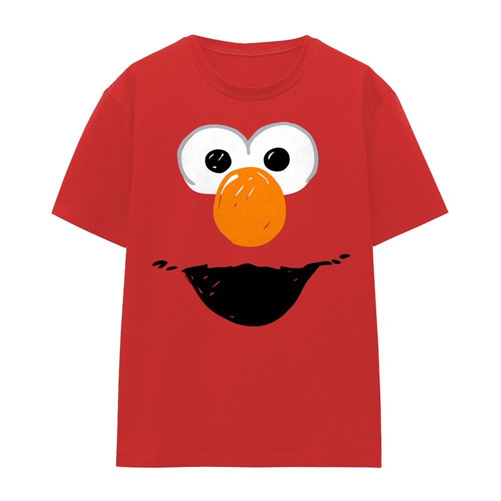 Red - Sesame Street - Sesame Street Elmo Crayon Sketch T-Shirt Red - 4