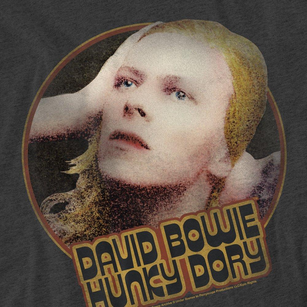 Charcoal - David Bowie - David Bowie Hunky Dory CircleT Shirt Charcoal - 2