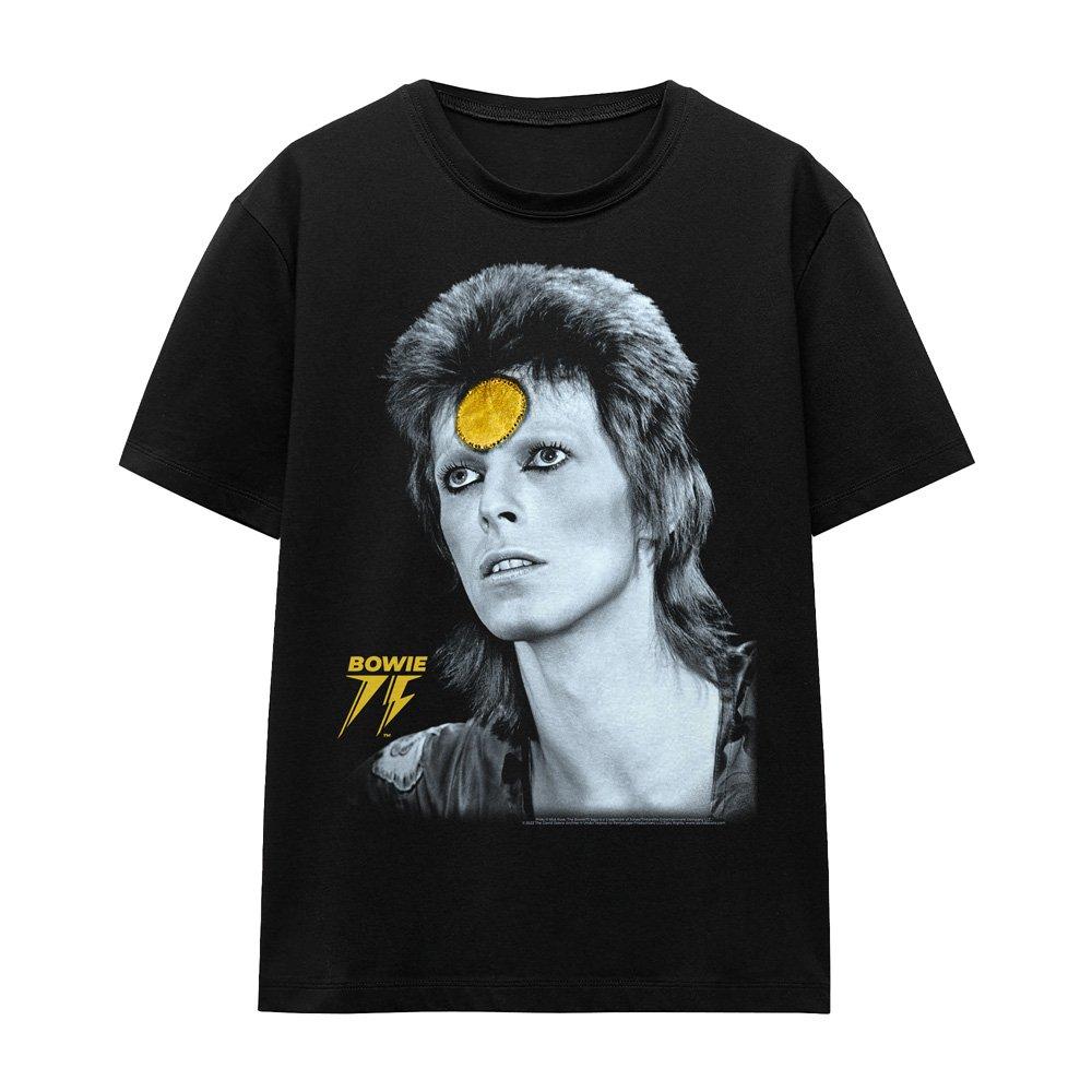 Black - David Bowie - David Bowie Golden Bowie T-Shirt Black - 4