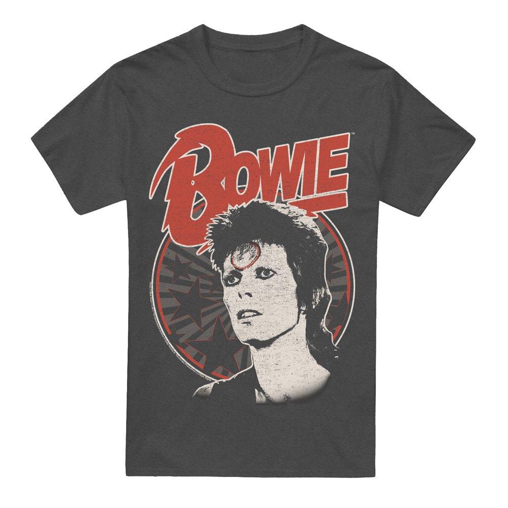 Charcoal - David Bowie - David Bowie Space Oddity-Adult Heather Black - 4