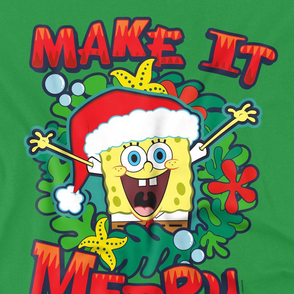 Green - Spongebob - Spongebob Squarepants Make It Merry Christmas Unis - 2