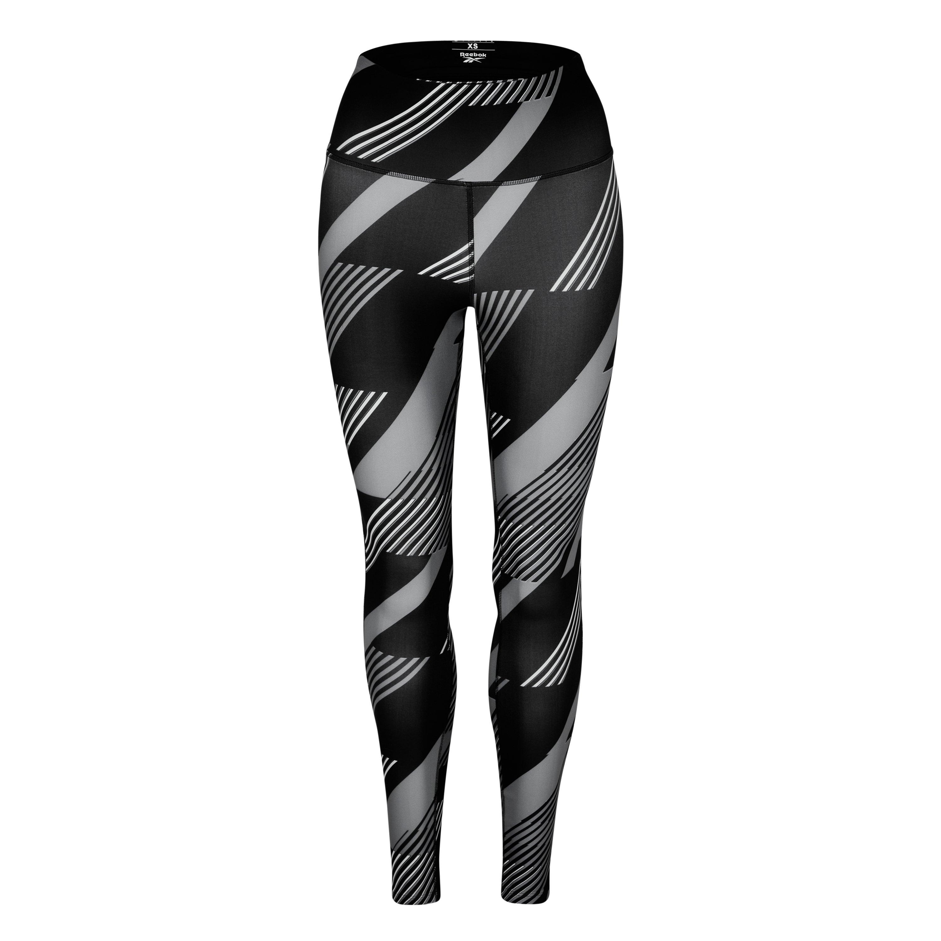 Nacht Schwarz - Reebok - Women's Workout Ready Printed Gym Legging - 1