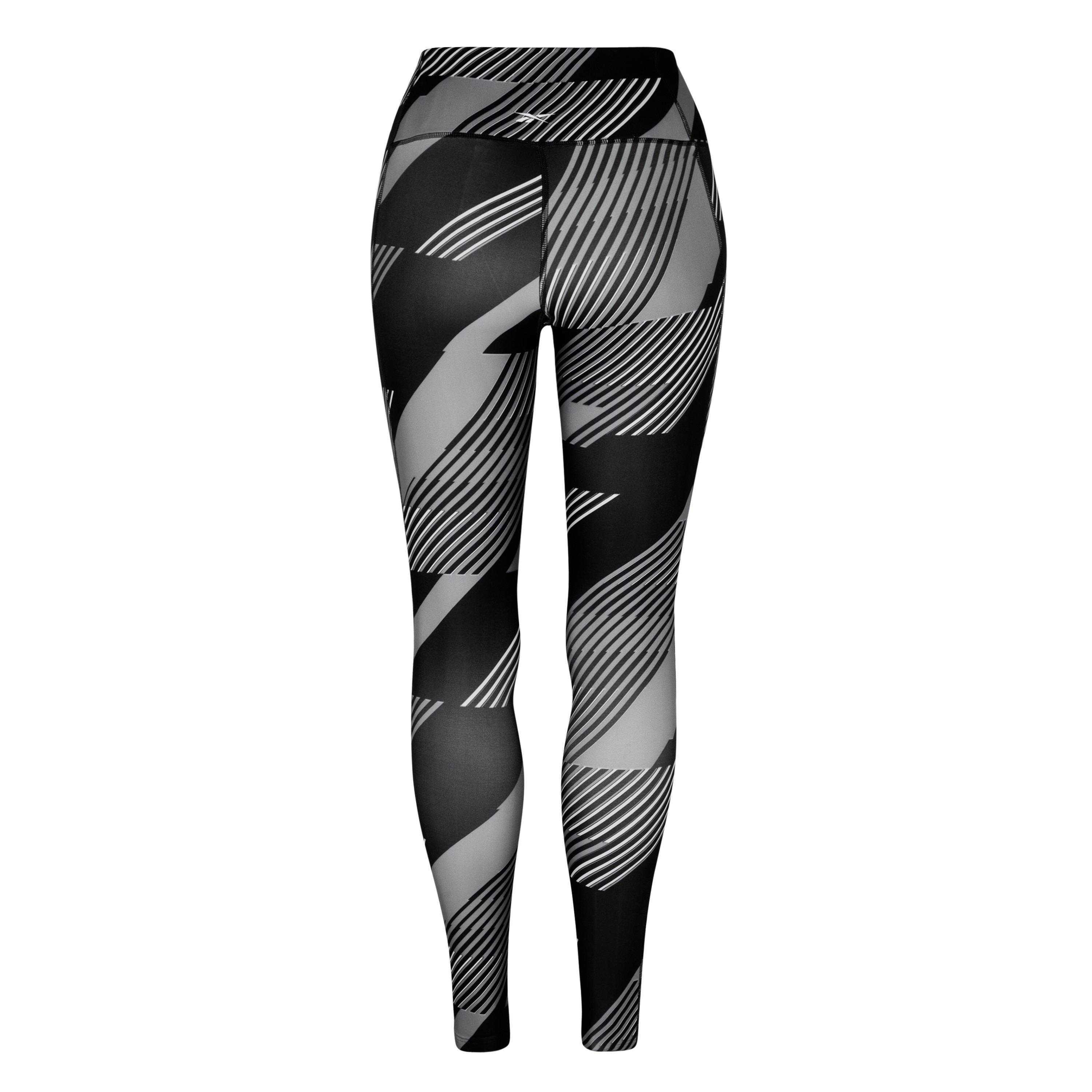 Nacht Schwarz - Reebok - Workout Ready Printed Gym Legging - 2