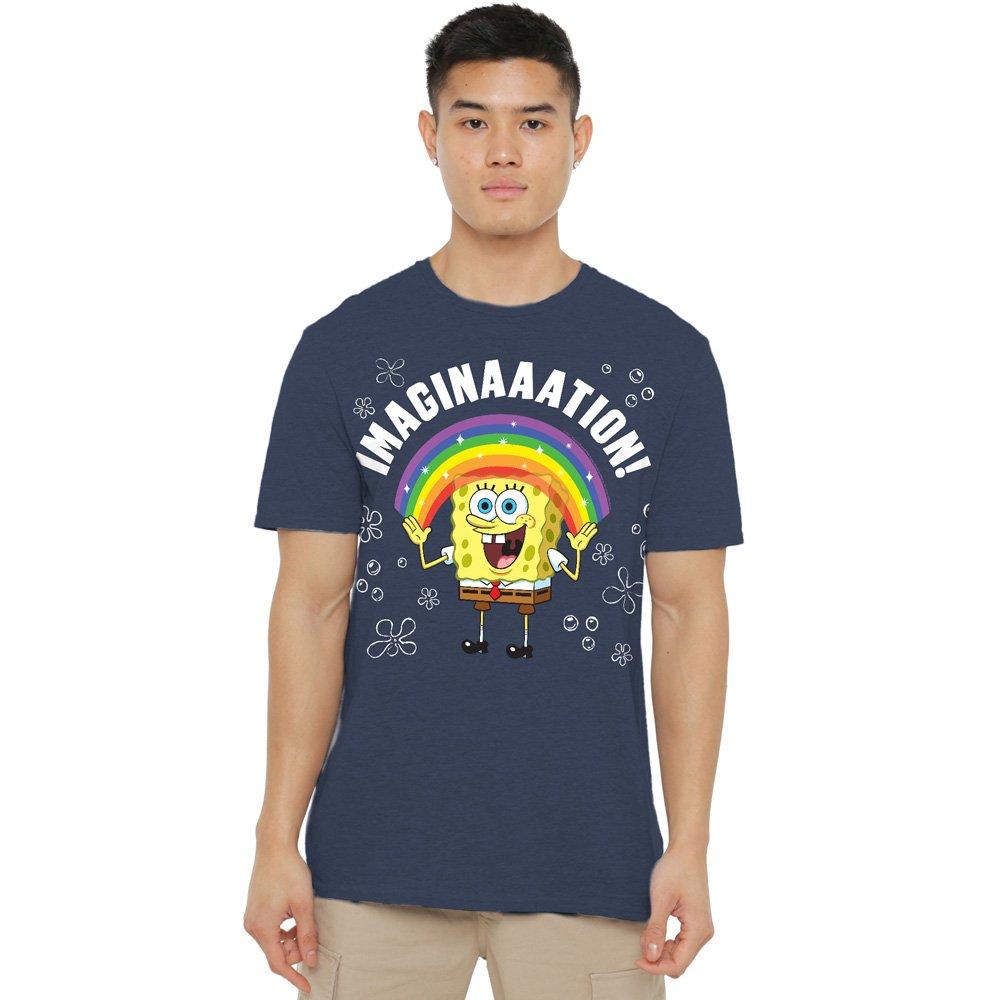 Navy - Spongebob - Spongebob Imagination T-Shirt Navy - 1
