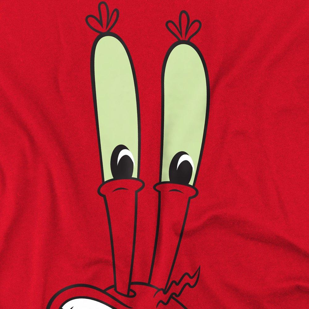 Red - Spongebob - Spongebob Mr. Krabs Smallile Face T-Shirt Red - 2