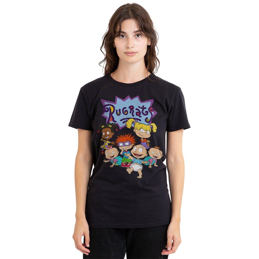 Black - Nickelodeon - Rugrats Rugrats Group Ladies T Shirt Black - 1