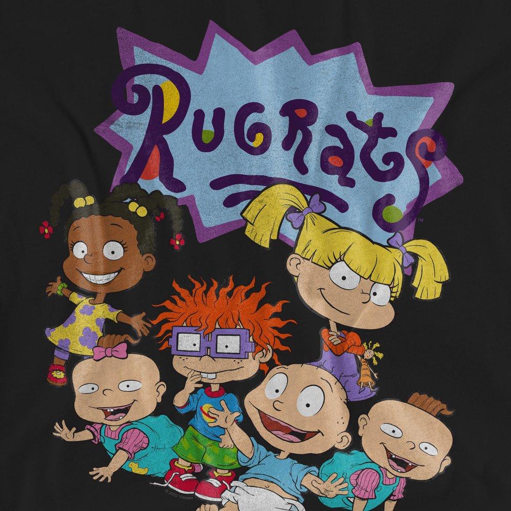 Black - Nickelodeon - Rugrats Rugrats Group Ladies T Shirt Black - 2