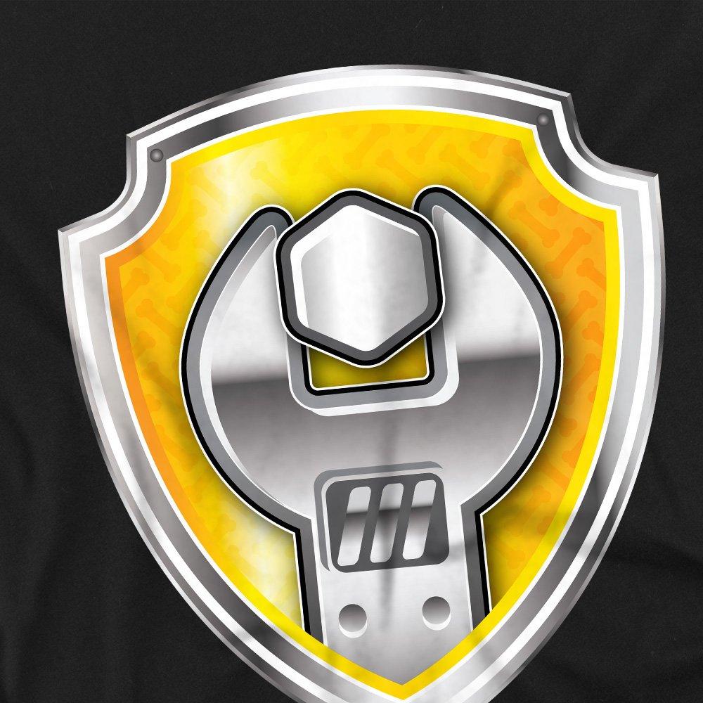 Black - Paw Patrol - Paw Patrol Rubble Badge Unisex T Shirt Black - 2
