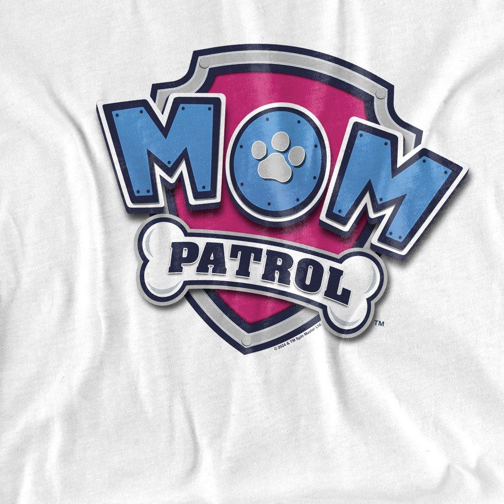 White - Paw Patrol - Paw Patrol MotherS Day Mom Patrol Badge Unisex Ad - 2
