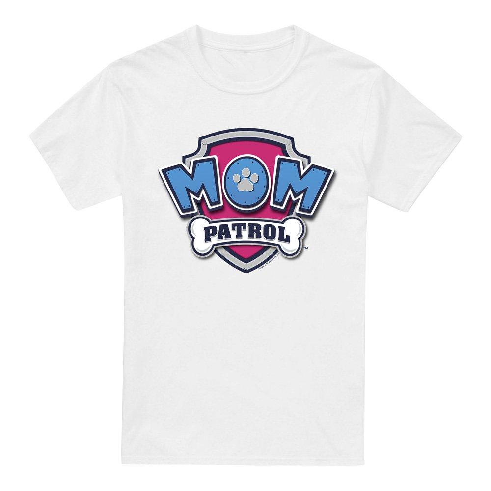 White - Paw Patrol - Paw Patrol MotherS Day Mom Patrol Badge Unisex Ad - 4